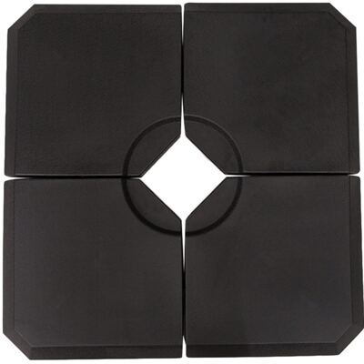 Sonnenschirmständer 4 Elemente bis 120kg 100x100x95cm