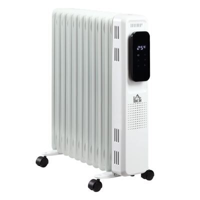 Ölradiator Ölheizung 2720W tragbar mit Timer Weiss