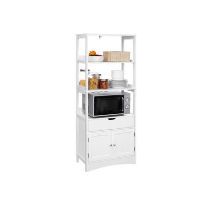 Bücherregal Hochschrank mit offenen Regalen