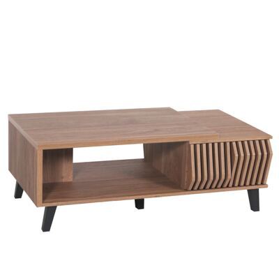 Couchtisch Wohnzimmertisch 3D-Design Schubladen 44x120x65cm