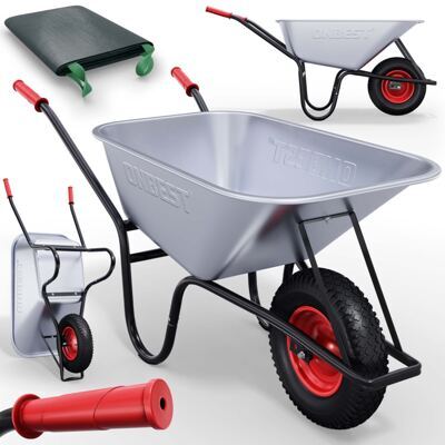 Schubkarre 100L Wanne mit 250kg Tragkraft