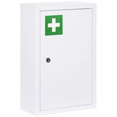 Medizinschrank Hausapotheke Erste-Hilfe-Schrank mit Schloss