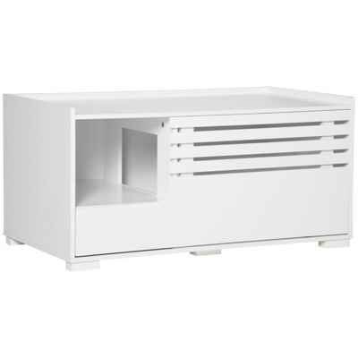 Katzenschrank mit Magnettür praktisch und stilvoll Weiss