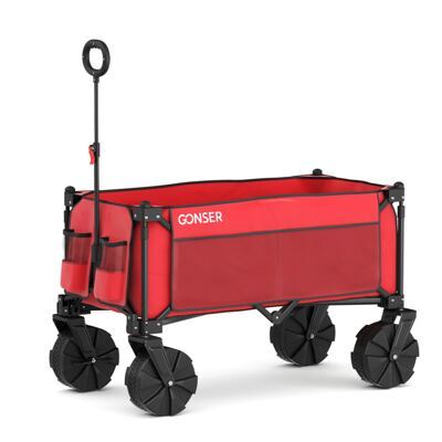 Bollerwagen faltbar TROLLY rot