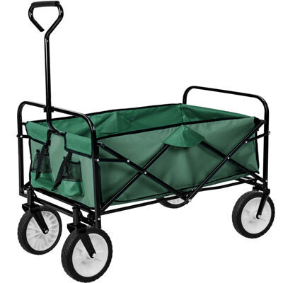 Faltbarer Bollerwagen grün