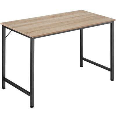 Schreibtisch Jenkins Industrial Holz hell, Eiche Sonoma 120 cm