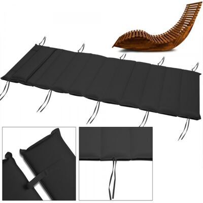 Flexible Auflage für Schwungliege, Saunaliege ~ anthrazit