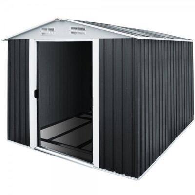Gartenhaus Gerätehaus aus Metall - 14,65m³ - anthrazit